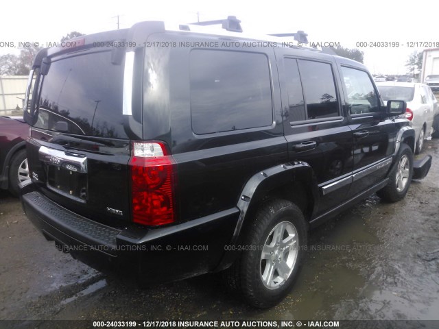 1J4RG5GTXAC153639 - 2010 JEEP COMMANDER LIMITED BLACK photo 4