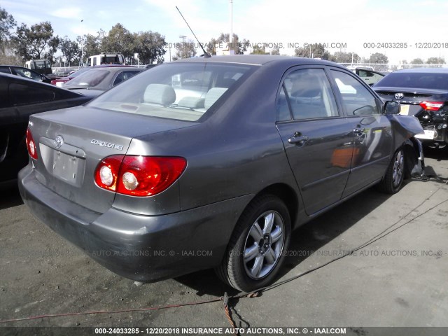 1NXBR32E07Z911839 - 2007 TOYOTA COROLLA CE/LE/S GRAY photo 4