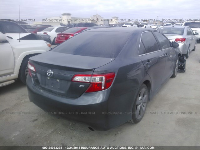 4T1BF1FK5EU468646 - 2014 TOYOTA CAMRY L/SE/LE/XLE 灰色 照片 4