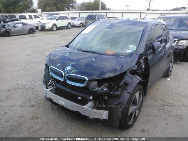 WBY1Z2C58EV284953 - 2014 BMW I3 BEV GRAY photo 2