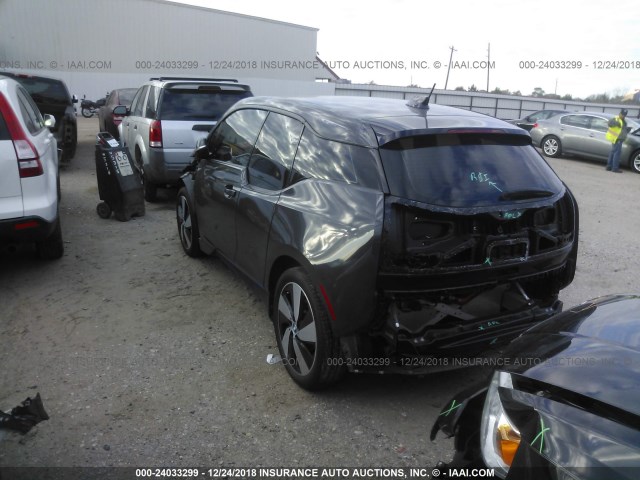 WBY1Z2C58EV284953 - 2014 BMW I3 BEV GRAY photo 3