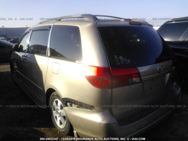 5TDZA23C34S028142 - 2004 TOYOTA SIENNA CE/LE GRAY photo 3