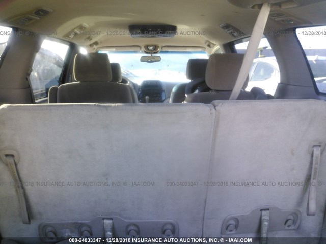 5TDZA23C34S028142 - 2004 TOYOTA SIENNA CE/LE GRAY photo 8