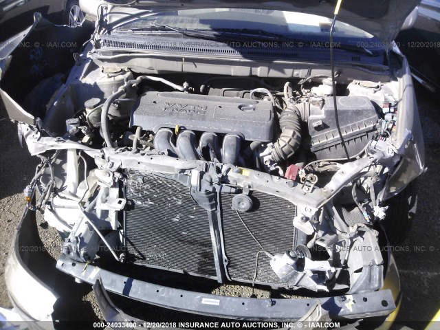 1NXBR32E95Z368908 - 2005 TOYOTA COROLLA CE/LE/S TAN photo 10