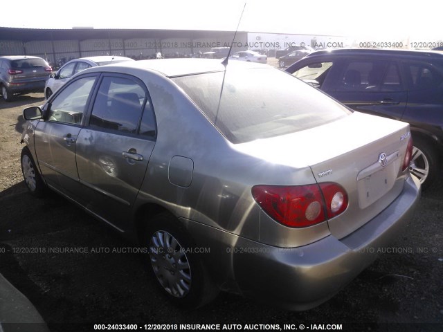 1NXBR32E95Z368908 - 2005 TOYOTA COROLLA CE/LE/S TAN photo 3