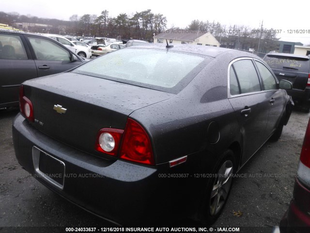 1G1ZB5EB2A4116389 - 2010 CHEVROLET MALIBU LS 棕色 照片 4