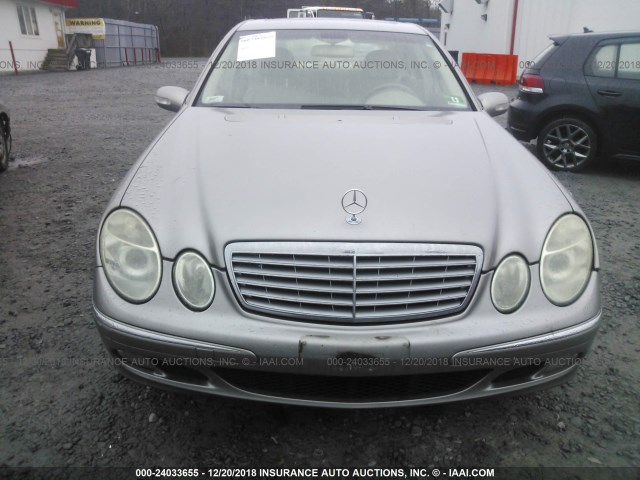 WDBUF87JX6X202856 - 2006 MERCEDES-BENZ E 350 4MATIC GRAY photo 6