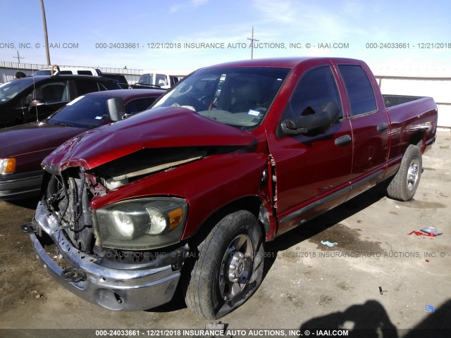 3D7KR28C66G159818 - 2006 DODGE RAM 2500 ST/SLT MAROON photo 2