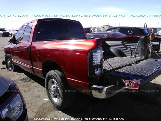 3D7KR28C66G159818 - 2006 DODGE RAM 2500 ST/SLT MAROON photo 3