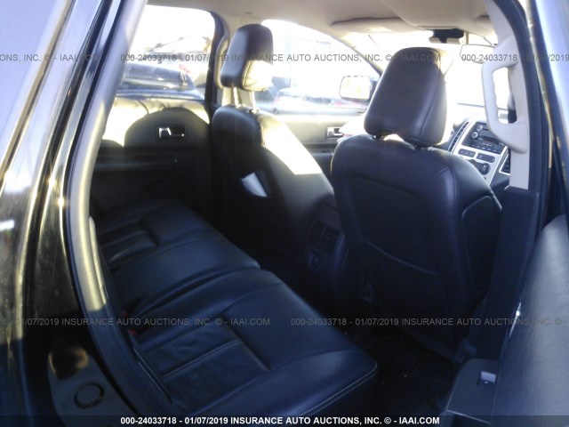 2FMDK48CX8BB30634 - 2008 FORD EDGE SEL BLUE photo 5