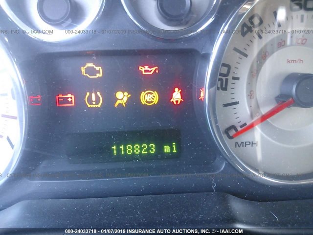 2FMDK48CX8BB30634 - 2008 FORD EDGE SEL BLUE photo 7