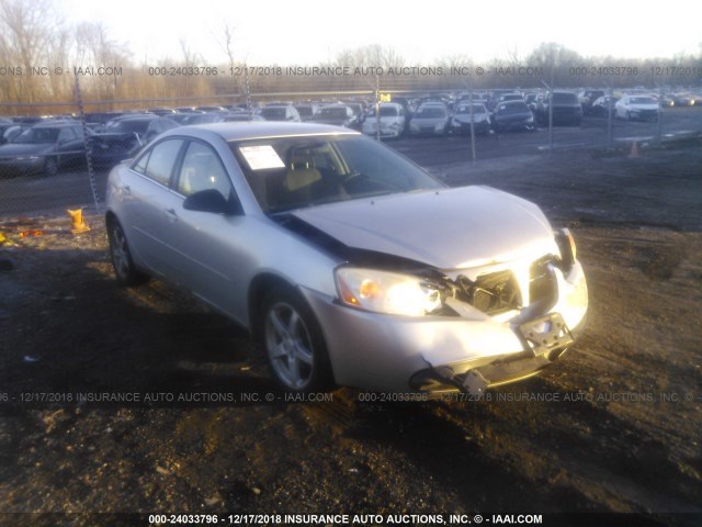 1G2ZG58N274247365 - 2007 PONTIAC G6 SE SILVER photo 1