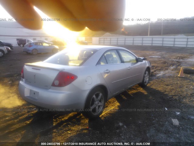 1G2ZG58N274247365 - 2007 PONTIAC G6 SE SILVER photo 4