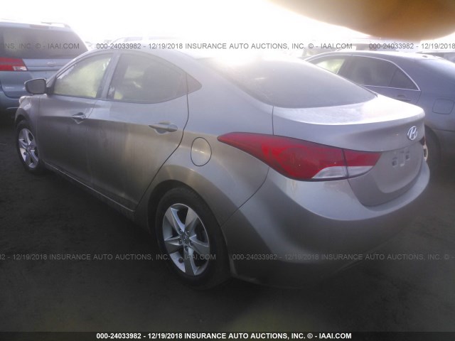 5NPDH4AE9BH060599 - 2011 HYUNDAI ELANTRA GLS/LIMITED BROWN photo 3