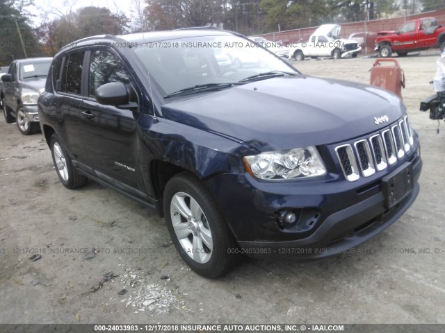 1J4NT1FA9BD139309 - 2011 JEEP COMPASS SPORT BLUE photo 1