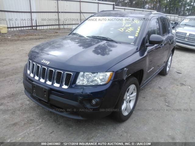 1J4NT1FA9BD139309 - 2011 JEEP COMPASS SPORT BLUE photo 2