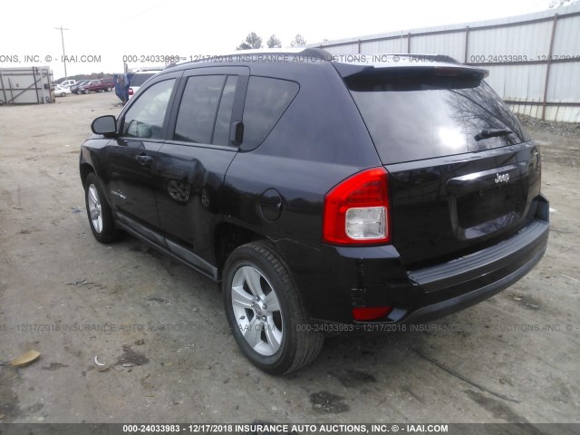 1J4NT1FA9BD139309 - 2011 JEEP COMPASS SPORT BLUE photo 3