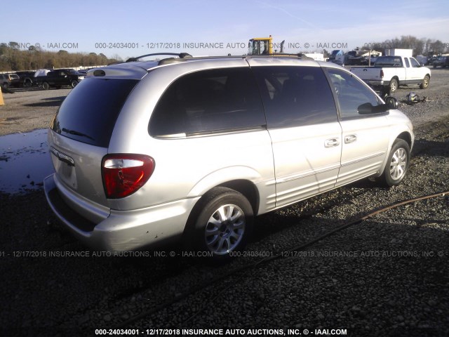 2C4GP54L12R708102 - 2002 CHRYSLER TOWN & COUNTRY LXI SILVER photo 4