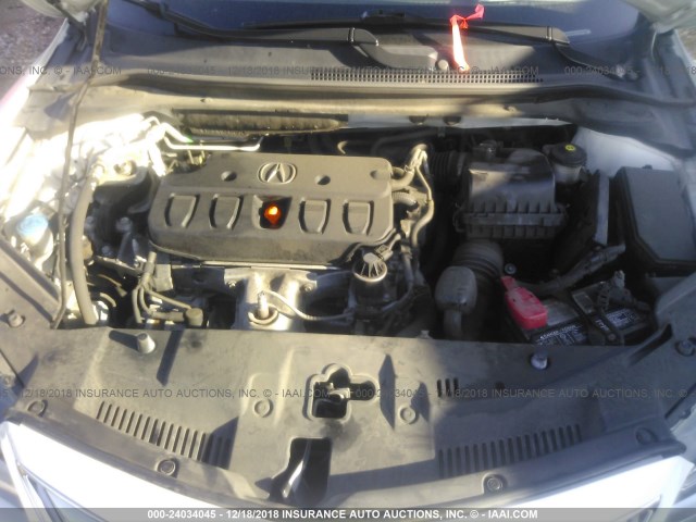 19VDE1F75DE013894 - 2013 ACURA ILX 20 TECH WHITE photo 10