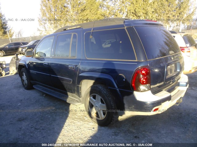 1GNET16S536167281 - 2003 CHEVROLET TRAILBLAZER EXT BLUE photo 3