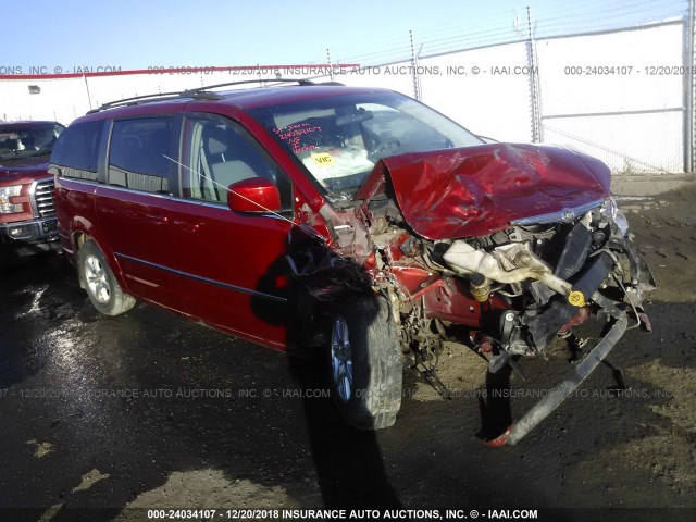 2A8HR54169R512558 - 2009 CHRYSLER TOWN & COUNTRY TOURING RED photo 1