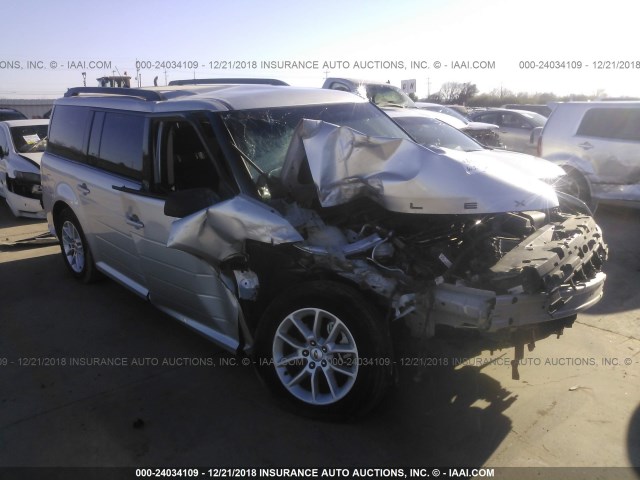 2FMGK5B84FBA07786 - 2015 FORD FLEX SE SILVER photo 1