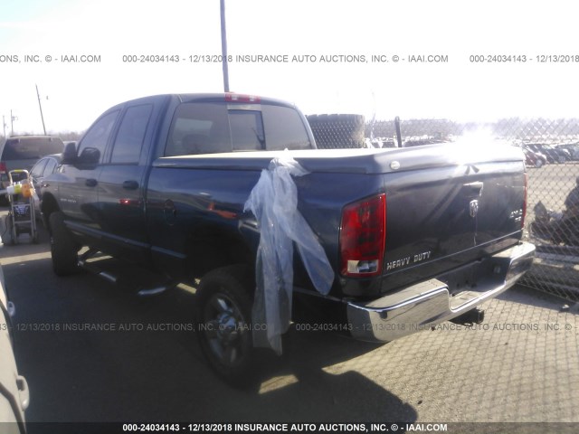 1D7KS28D06J122632 - 2006 DODGE RAM 2500 ST/SLT BLUE photo 3