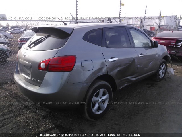 JN8AS5MV6AW143877 - 2010 NISSAN ROGUE S/SL/KROM GRAY photo 4