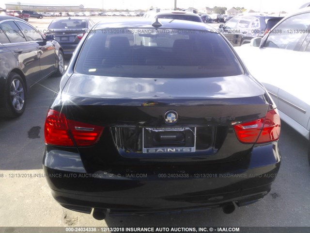 WBAPN7C56BA782055 - 2011 BMW 335 D BLACK photo 6