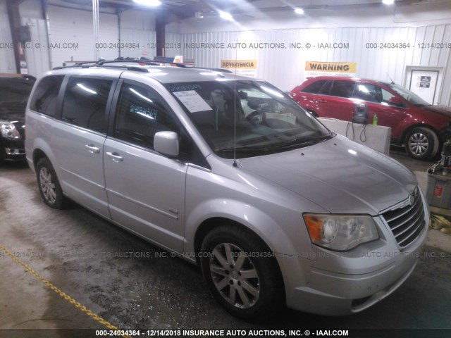 2A8HR54P58R783033 - 2008 CHRYSLER TOWN & COUNTRY TOURING SILVER photo 1