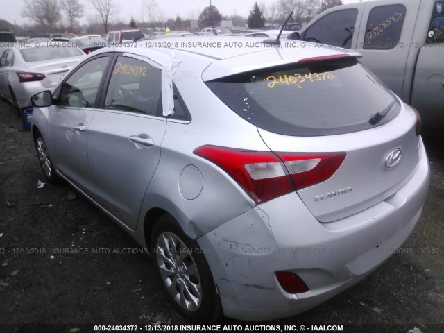 KMHD35LH4GU256311 - 2016 HYUNDAI ELANTRA GT SILVER photo 3