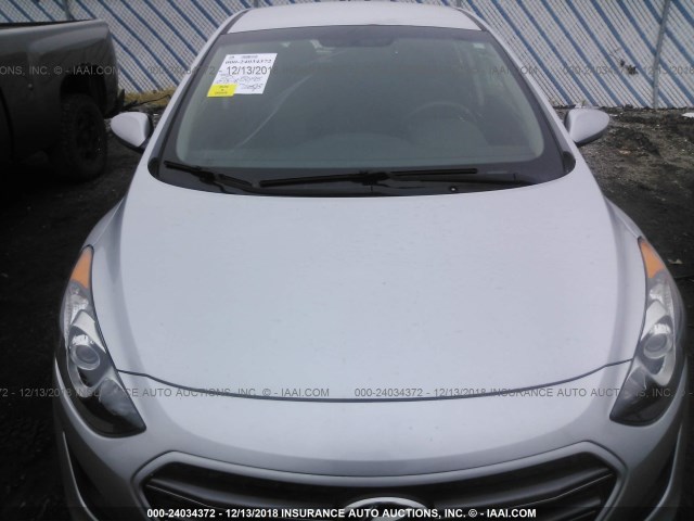 KMHD35LH4GU256311 - 2016 HYUNDAI ELANTRA GT SILVER photo 6