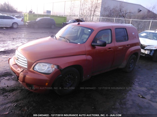 3GNCA13D78S704982 - 2008 CHEVROLET HHR LS ORANGE photo 2