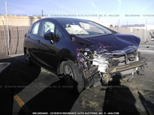 3HGGK5H97GM702866 - 2016 HONDA FIT EX/EXL PURPLE photo 1