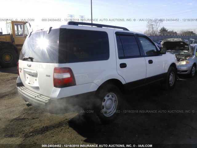 1FMJU1G54AEB58714 - 2010 FORD EXPEDITION XLT WHITE photo 4