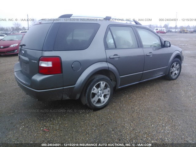 1FMZK03175GA80140 - 2005 FORD FREESTYLE LIMITED GRAY photo 4