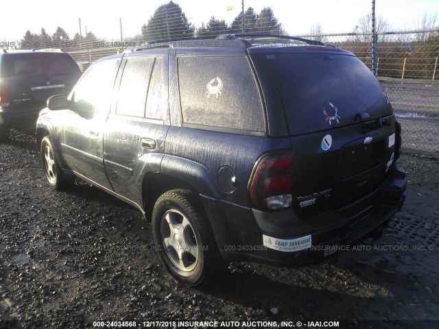 1GNDT134X72278860 - 2007 CHEVROLET TRAILBLAZER LS/LT BLUE photo 3