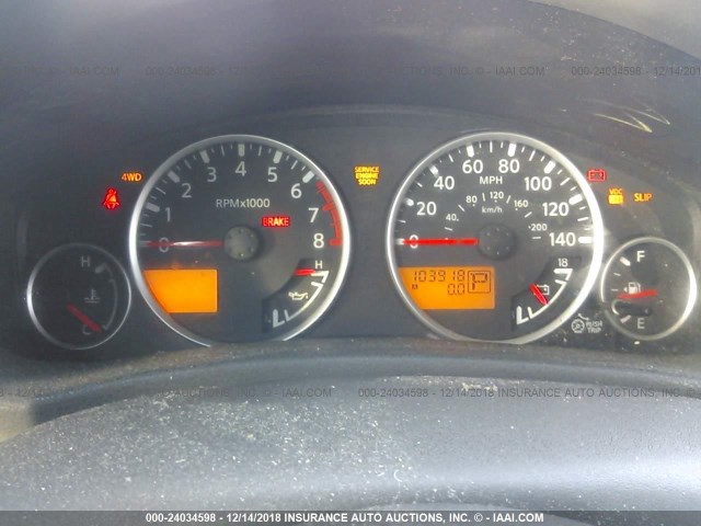 5N1AR18W46C632429 - 2006 NISSAN PATHFINDER LE/SE/XE BLUE photo 7