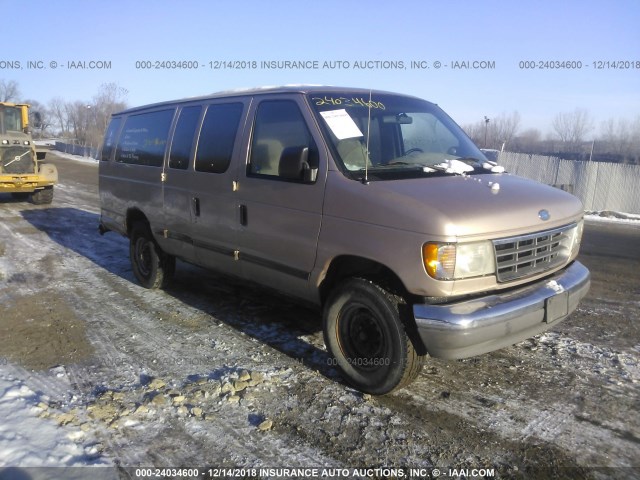 1FBJS31H8THA87399 - 1996 FORD ECONOLINE E350 SUPER DUTY TAN photo 1