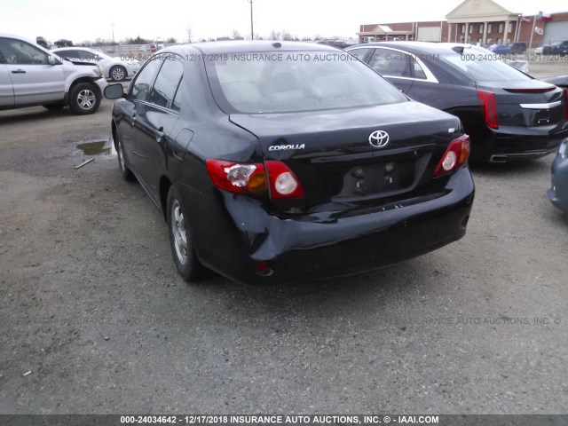 1NXBU40E89Z117911 - 2009 TOYOTA COROLLA S/LE/XLE BLACK photo 6