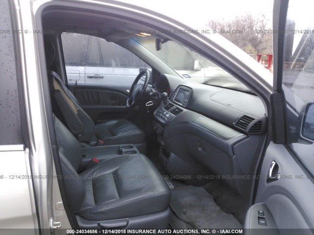 5FNRL38837B036951 - 2007 HONDA ODYSSEY TOURING SILVER photo 5