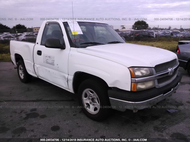 1GCEC14V93Z174819 - 2003 CHEVROLET SILVERADO C1500 WHITE photo 1