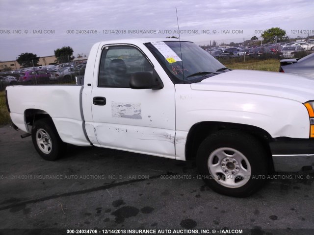 1GCEC14V93Z174819 - 2003 CHEVROLET SILVERADO C1500 WHITE photo 6