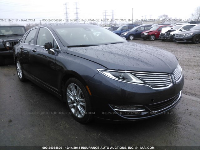 3LN6L2J98DR820483 - 2013 LINCOLN MKZ Կապույտ լուսանկար 1
