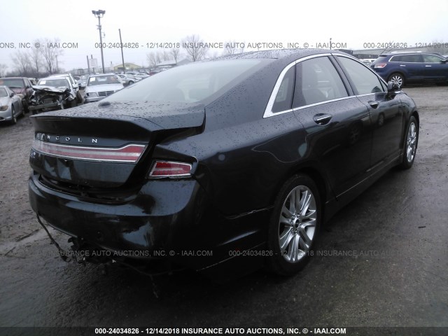 3LN6L2J98DR820483 - 2013 LINCOLN MKZ Կապույտ լուսանկար 4