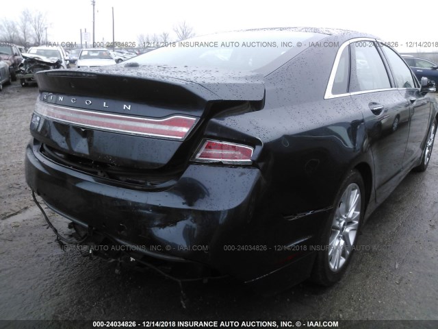 3LN6L2J98DR820483 - 2013 LINCOLN MKZ Կապույտ լուսանկար 6