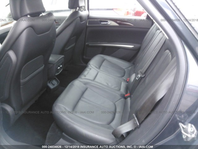 3LN6L2J98DR820483 - 2013 LINCOLN MKZ Կապույտ լուսանկար 8