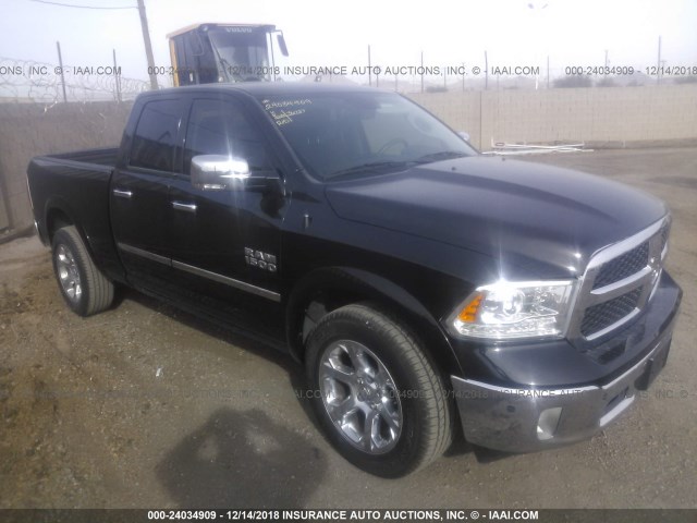 1C6RR6JG0ES439763 - 2014 RAM 1500 LARAMIE BLACK photo 1