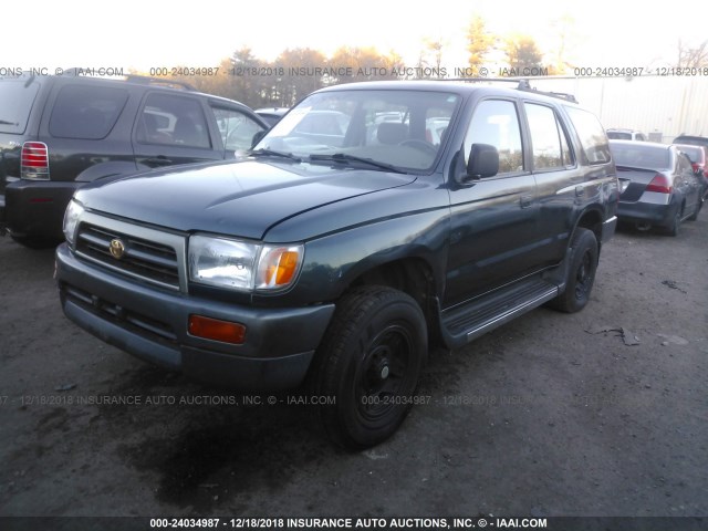 JT3HM84R1V0022504 - 1997 TOYOTA 4RUNNER SR5 GREEN photo 2