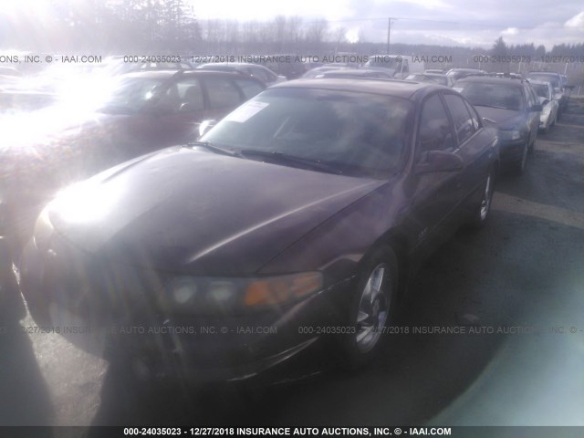 1G2HZ5418Y4282826 - 2000 PONTIAC BONNEVILLE SSEI MAROON photo 2